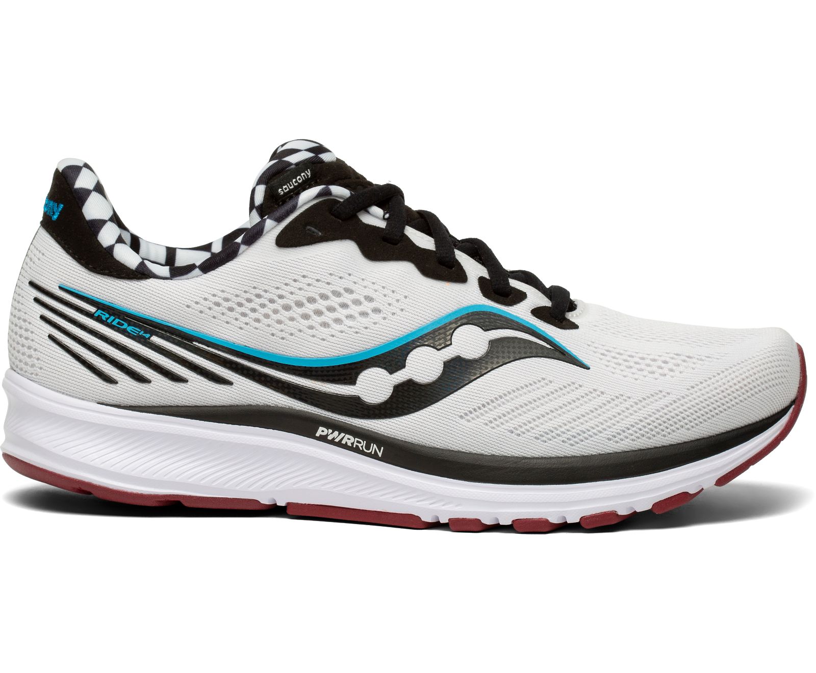 Férfi Saucony Ride 14 Futócipő Titán Fekete | HU 625CTV